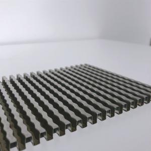 China Heat Transfer Folded Fins Aluminum Ruffled Herringbone factory