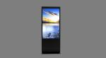 Indoor 43inch Floor Standing Customized Design Supermarket LCD Advertising