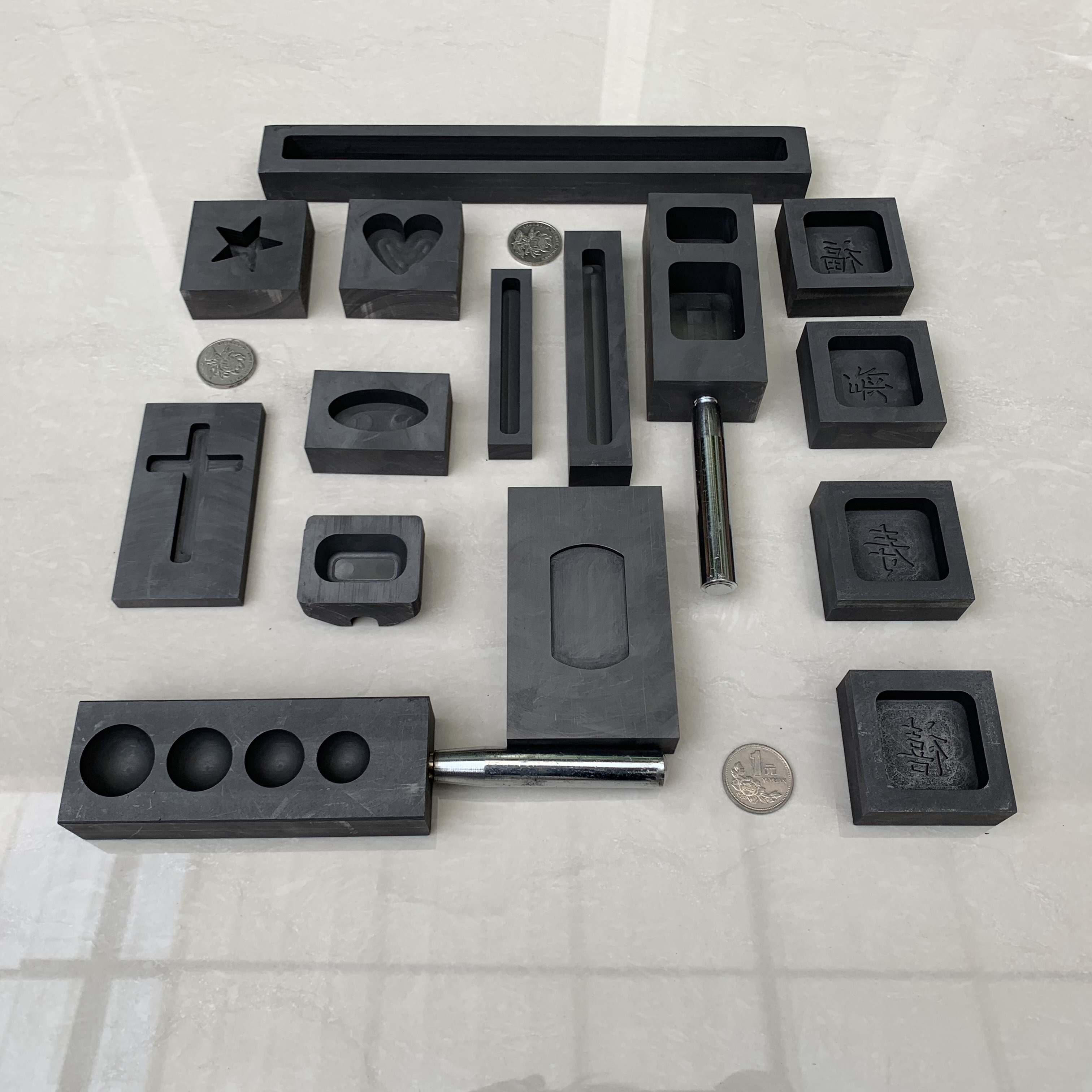 Normal Porosity High Pure Graphite Materials Graphite Mould for Aluminium Casting