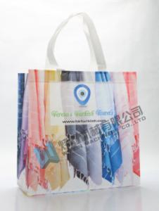 China Promotional Cheap Customized Foldable Eco Fabric Tote Non-woven Shopping Bag, Recyclable Handle PP Non Woven Bags factory