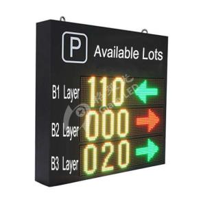 China Dual Color LED Screen Display For Parking Space Underground Parking System factory