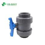 Water Supply Plastic Fixed Ball Valve with QX Structure Double Union Ball Valve