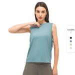 Lightweight Activewear T Shirts Open Back Running Bodybuilding Fitness Tank Top