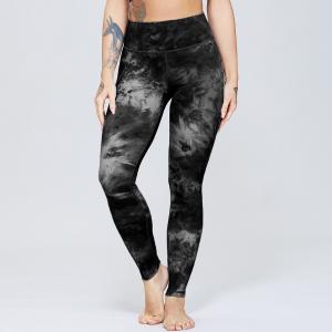 China XXS XS S Tie Dye Four Way Stretch Sports Leggings factory