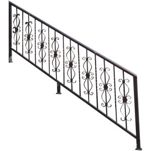 China Outdoor Aluminium Basement Steps Railing Handrails Banister For Porch factory
