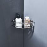 Lightweight Bathroom Storage Baskets Sus304 Durable Triangle Shower Shelf