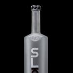 Cork Sealing Type 750ml 1000ml Frosted Decal Clear Flint Glass Bottle for Gin