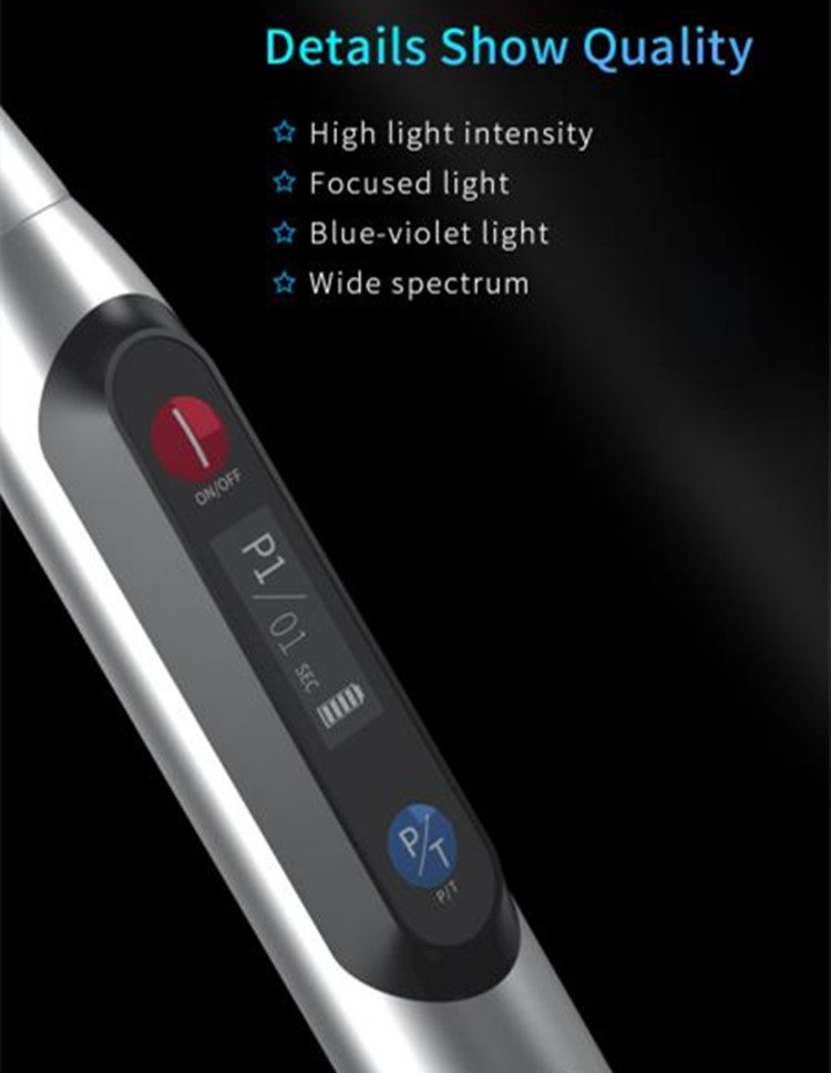One Second Wide Spectrum Cordless Curing Light 515nm 10W