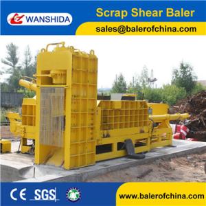 China China Wanshida Scrap Metal Shearing Baler Machine export to Russia factory