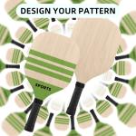 Custom Logo Double Sided Printed Plywood Pickleball Paddle Sublimation Blank