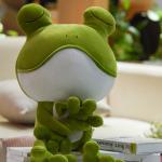 55 - 85CM Frog Stuffed Animal , Electric Embroidery Cotton Frog Soft Toy