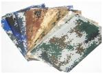 High Color Fastness Camouflage Cloth Tear Resistant Odor Free 21X21 Yarn Count