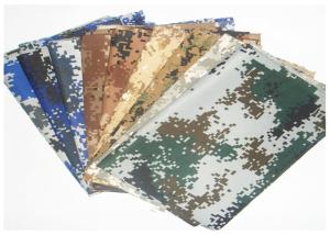 China High Color Fastness Camouflage Cloth Tear Resistant Odor Free 21X21 Yarn Count factory