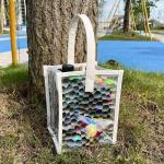 Tote Bag Transparent Pvc Colorful Laser Magic Color Anti-Fruit Jelly Bag