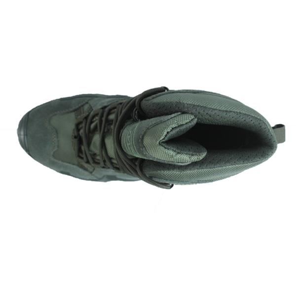 Combat Style Army Boots With Metal Eyelets And Oxford Fabric Upper Pupu Anti Slip LOGO Outdoor Shoes