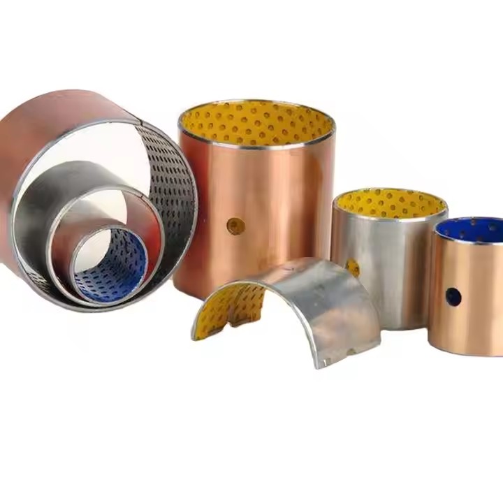 Steel Bearing DX Sleeve Boundary Lubricating Oilless Metal PTFE POM Bush Oil Sliding Pap Bushing
