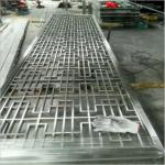 Customizable Size Mirror Hairline Stainless Steel Room Divider Grade 201