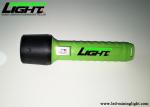 Waterproof Rechargeable Led Flashlight Miner Security Green Color 12000LUX