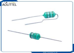 China 0.22uH 400mA 0.4Ohm 25.2MHZ Wireless Charger Coil , Epoxy Coated Choke Axial Fixed Inductor Colour Code 2.8x4.8mm factory