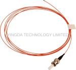 ST MM 50 / 125 um Pigtails 2 Meters 900um Orange OM2 , Fiber Optic Patch Cord ST