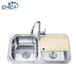 SUS304 Stainless Steel Kitchen Sink Press Kitchen Sink Double Bowl Kitchen Sink