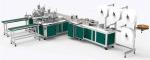 100 Pcs / Min Mask Making Equipment , Durable 11.5KW Non Woven Mask Machine
