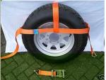 Polyester Ratchet Tie Down 50mm*2.6m En12195-2standard Tuv Gs Approved