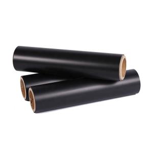 Pre-coated Velvet Soft Touch Black Thermal Lamination Film for Premium Luxury