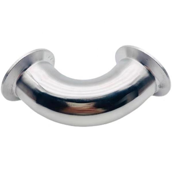 WZ Sanitary Stainless Steel 304 316 90 Degree Pipe Elbow with Cylindrical Head