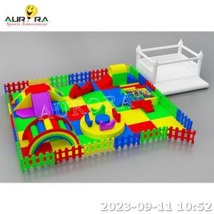 China Kids Carnival Colors Pastel Foam Indoor Soft Play Equipment Customized Color factory