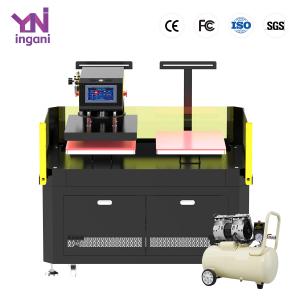 China Two-station infrared positioning fully automatic DTF film heat transfer machine factory