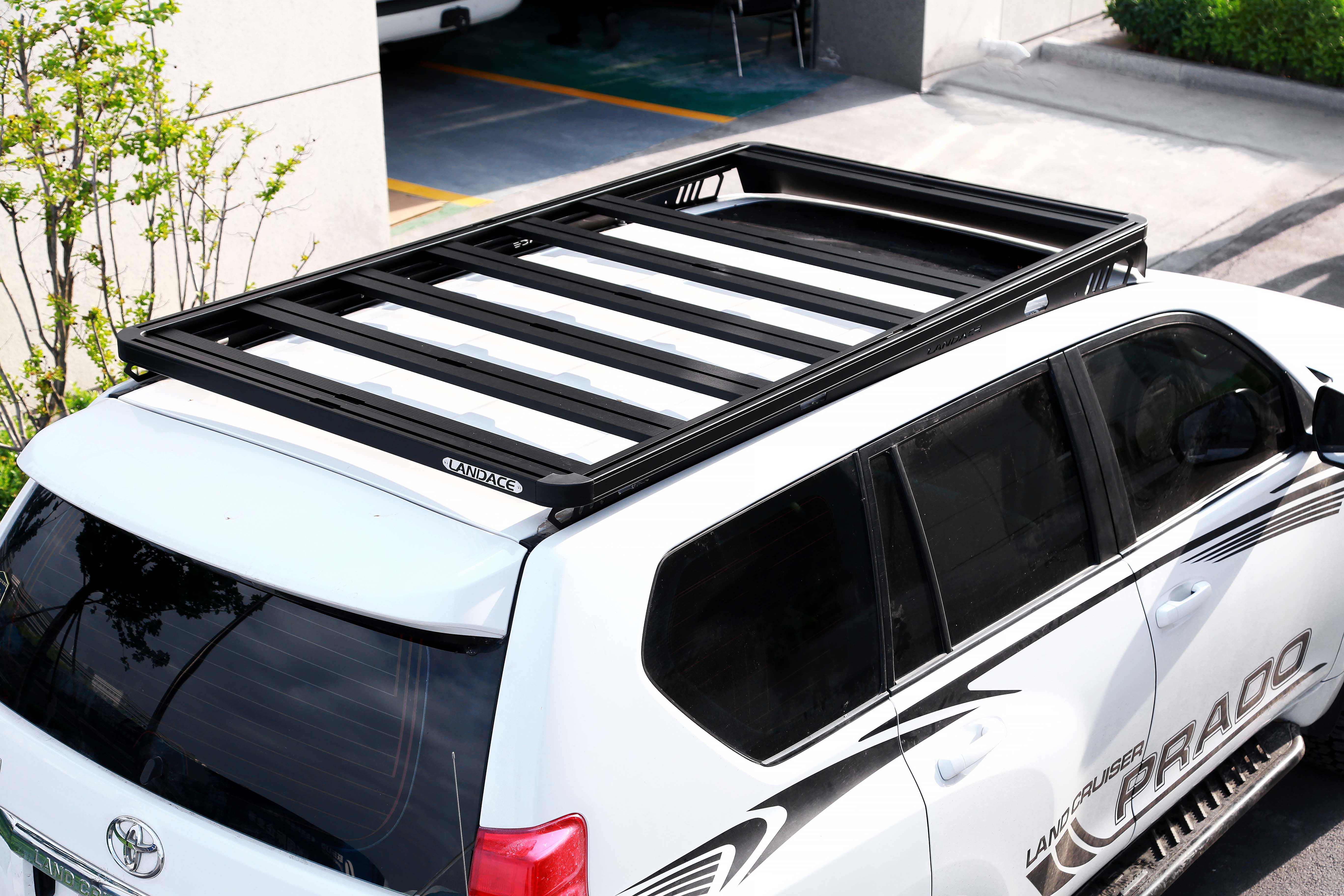 Universal Aluminium Black Roof Rack for Toyota LC200 LC79 LC150 300KG Loading Capacity