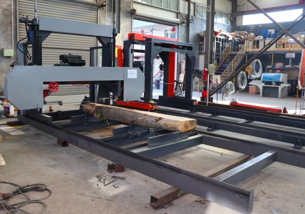 Portable Horizontal Wood Band Saw Mill, horizontal diesel log portable band
