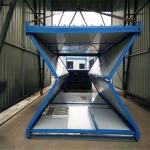prefabricated 20ft waterproof eps sandwich panel container house for office