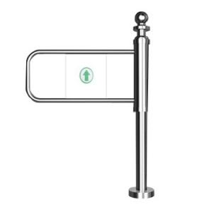 China Indoor Subway / Musem Auto Reset Economic Automatic Reset Manual Swing Gate Barrier factory