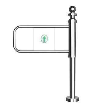 Outdoor 90 Angle Single Directional Durable Manual Swing Gate Barrier for Bus