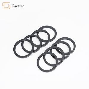 China Heavy Duty Metal Key Rings , Flat Round Split Key Chains Rings factory