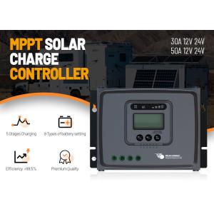 30A MPPT Solar Charge Controller with 9 Types of Battery Setting and Maximum PV