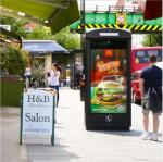 Advertising 65'' Outdoor Lcd Digital Signage Waterproof Standing