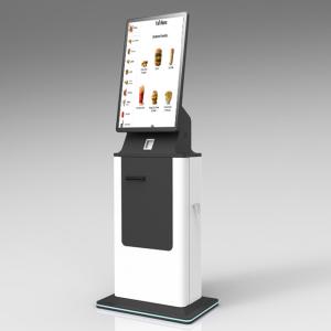 27 inch Payment Kiosk with Self Service ATM Cash Deposit QR Scanner Printer and