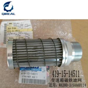 China Construction Machinery Parts WA380-3 6D114 Engine Strainer Assy 419-15-14511 factory