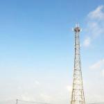 Galvanized 3 Legged Steel Tubular Tower For Telecomunication