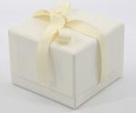 White Gift Jewelry Paper Box with Lid High Density Storage Boxes Cardboard With