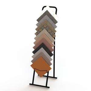 China Foldable 12 30x30cm Ceramic Sample Board Display Racks factory
