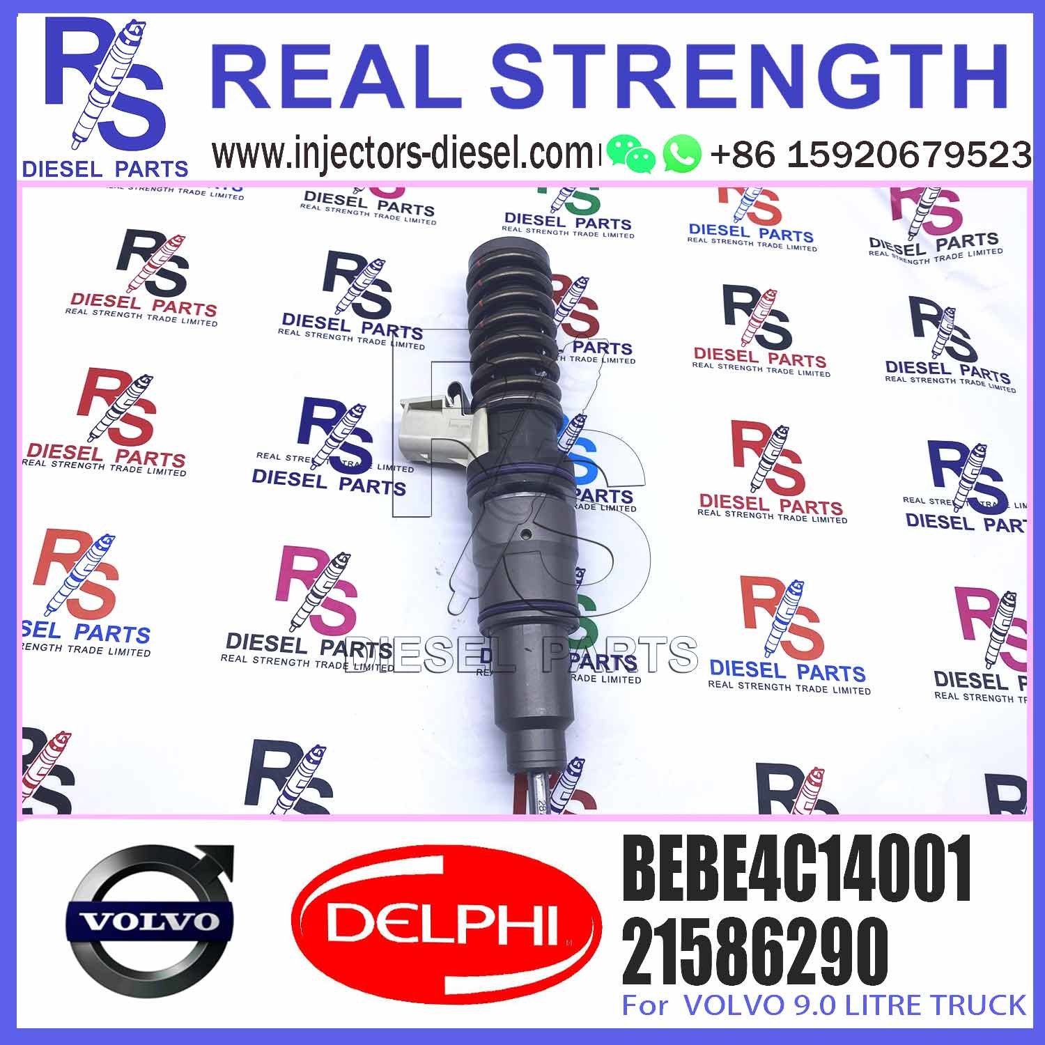 Diesel Fuel Injector 85000105 Common Rail Fuel Injection Nozzle BEBE4C02001 BEBE4C14001 For V-O-L-V 9.0 LITRE TRUCK
