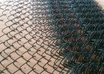 3.0M Height 3.5mm 10 Ft Chain Link Fencing Diamond Net Fencing PVC Coated