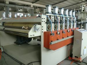 China 2100mm Width PE PC Hollow Grid Plastic Sheet Production Line With High Speed factory