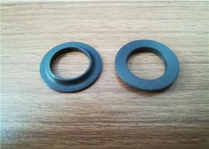 China Oil Resistance Ptfe Seal Gasket , Black Low Friction Washers Non - Flammable factory