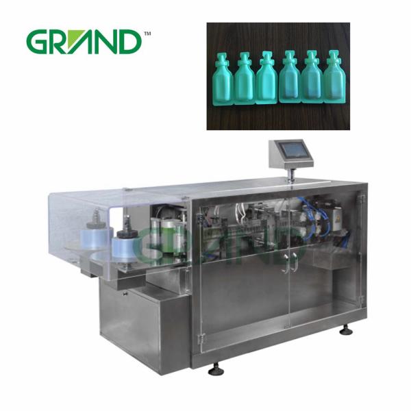 China GGS-118 P2 Automatic plastic ampoule liquid filling sealing packing machine factory