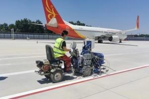 China 98:2 MMA+ BPO External Mixing In Air Spraying Pavement Line Striping Machine for Airports factory